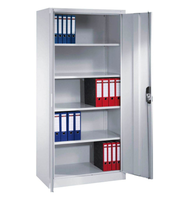 Stahlschrank C 2000 Acurado 9280-000 S10742 lichtgrau 93,0 x 50,0 x 195,0 cm, aufgebaut